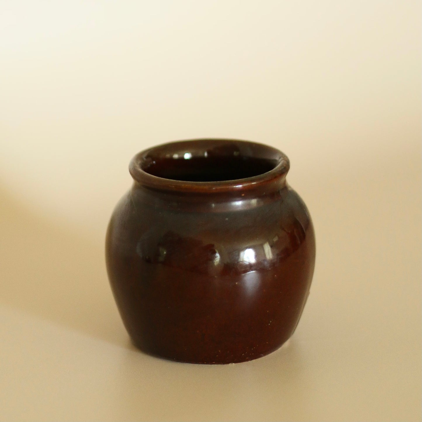 Vintage Mini Stoneware Pots - Set of 2