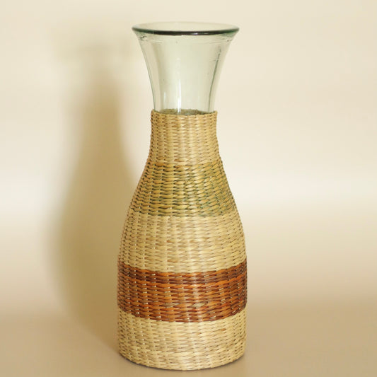 Rattan Wrapped Carafe